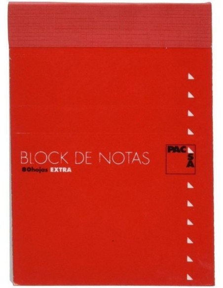 Paq 10 bloc notas con tapa 16º 80h 60gr liso